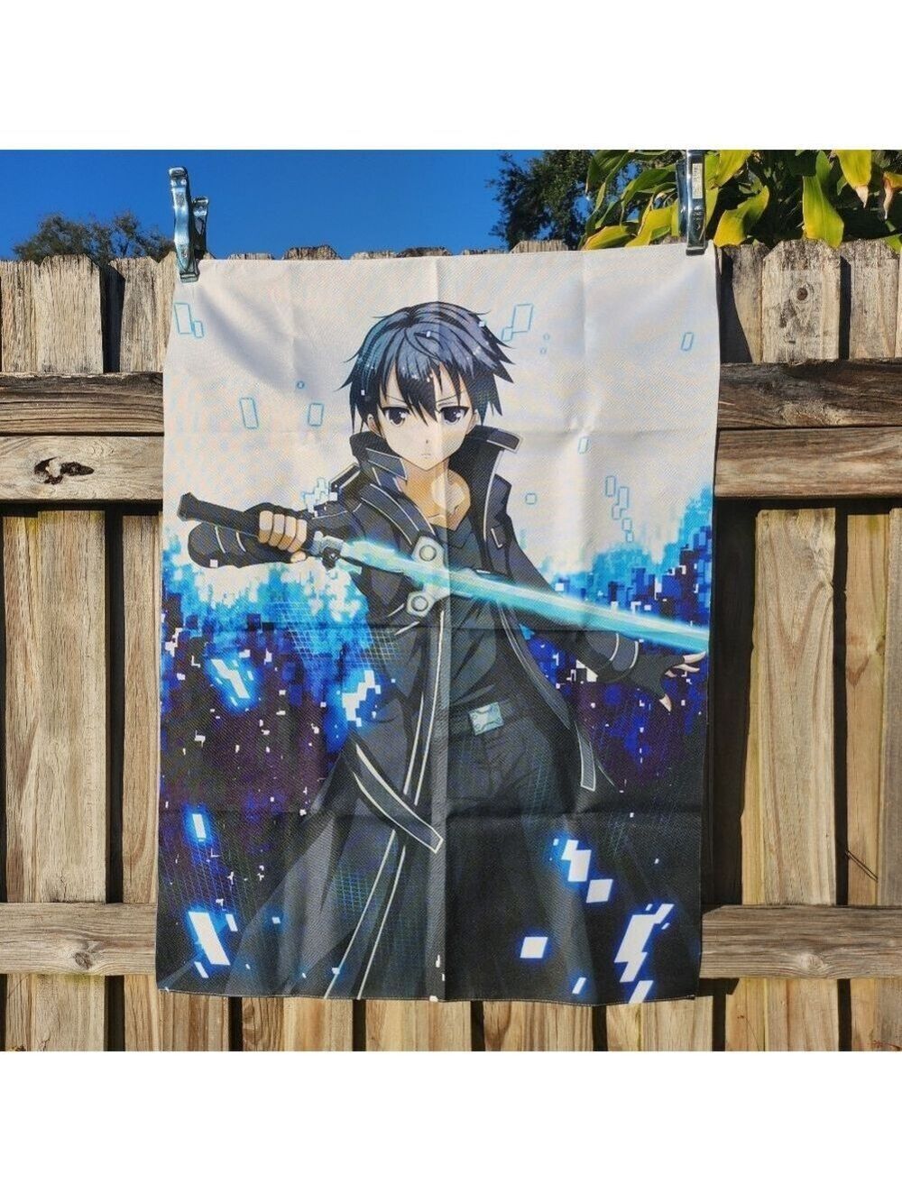 Anime Sword Art Kirito Wall Art Tapestry